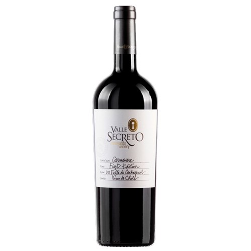 Valle Secreto First Edition Carmenere 75cl - Chilean Red Wine - Shop Today